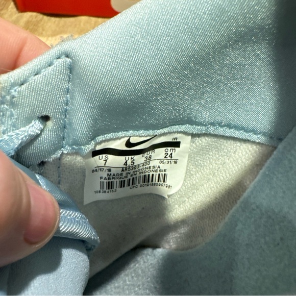 Nike Cortez Baby Blue Feather RARE Size 7 Women - Picture 5 of 10